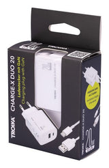 EAN 4024023038099 - TROIKA CHA20/WH cargador de dispositivo móvil Smartphone, Tableta Blanco Corriente alterna Carga rápida I imagen 5