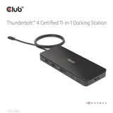Club3d Thunderbolt4 11-In-1 Hub > 3xthunderbolt 3xusb M H Retail