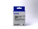 Epson Cinta Mate - Lk-6sbe Negra/Plata Mate 24/9