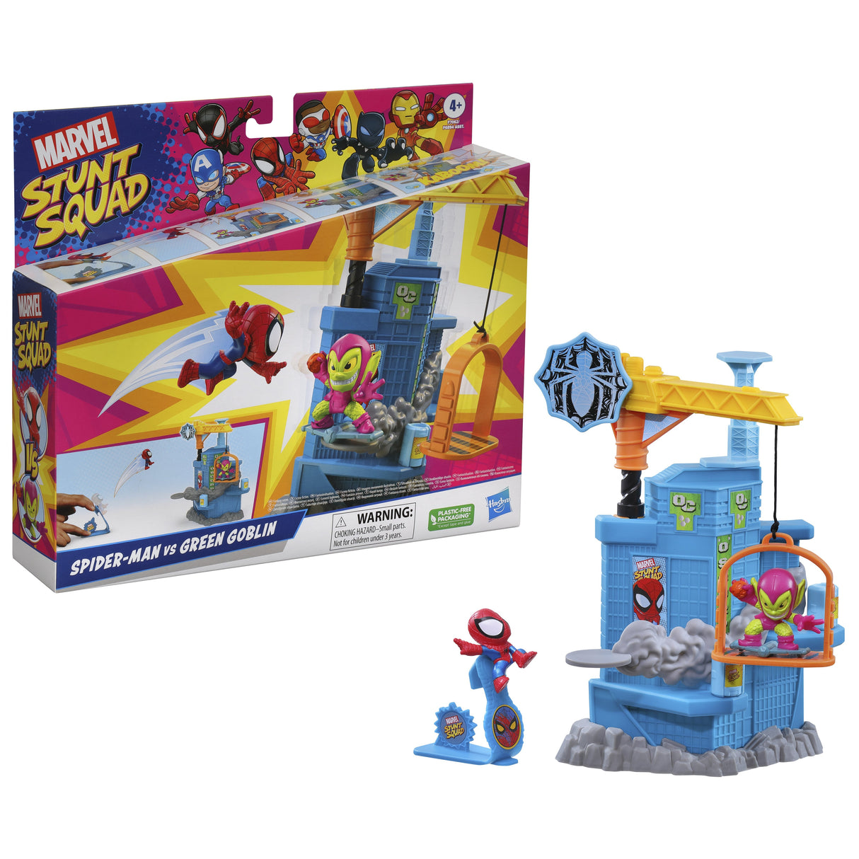 Set De Juego Hasbro Marvel Stunt Squad Crane Smash
