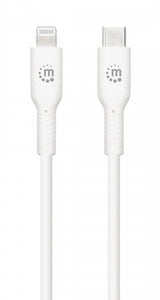 EAN 0766623394529 - Manhattan 394529 cable de teléfono móvil Blanco 2 m USB C Lightning imagen 4
