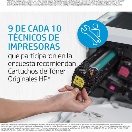 EAN 0829160493893 - HP 643A Yellow Original LaserJet Toner Cartridge cartucho de tóner 1 pieza(s) imagen 2
