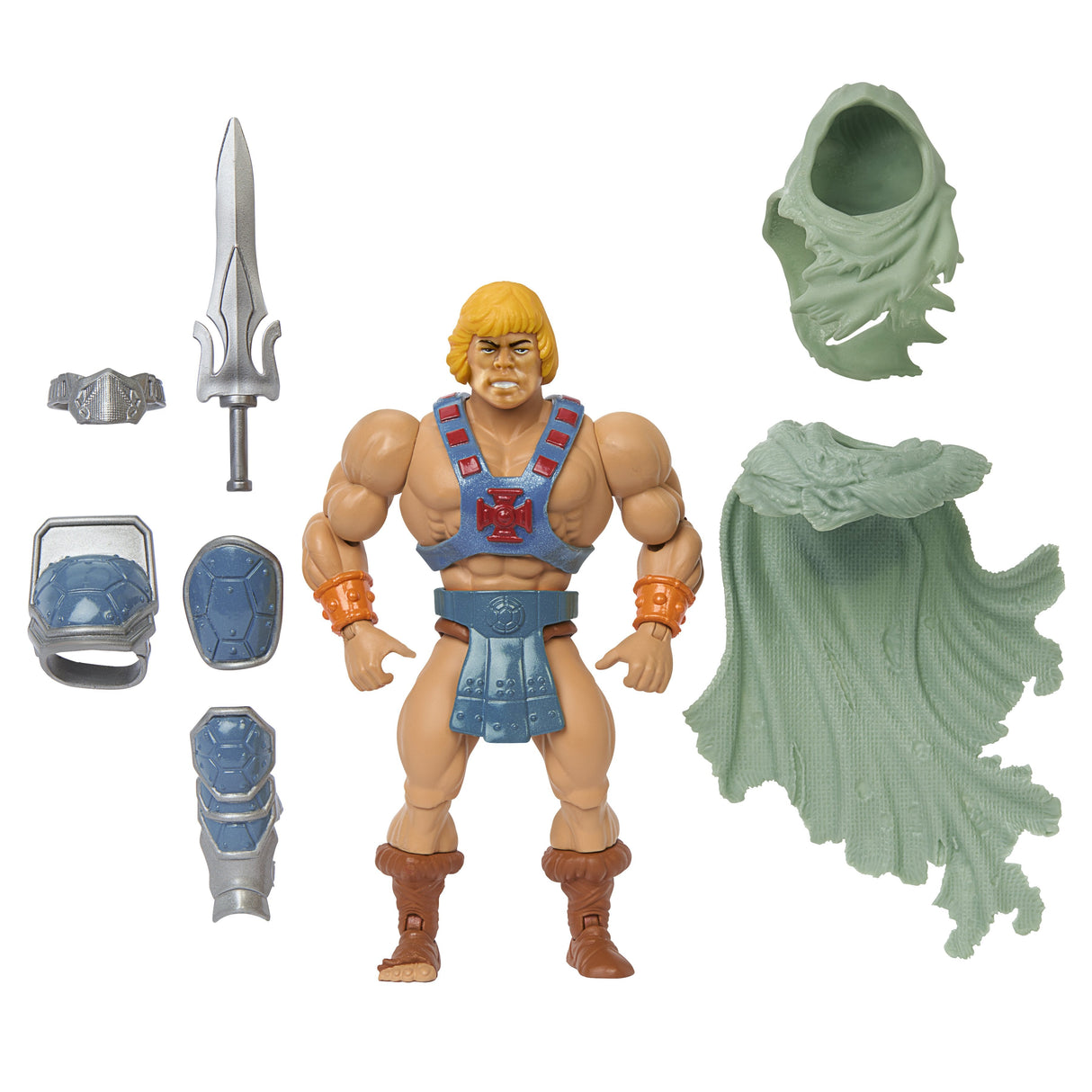 Figura De Juguete Mattel Masters Of The Universe Origins Turtles Of Grayskull Stealth Ninja He-Man Hth18