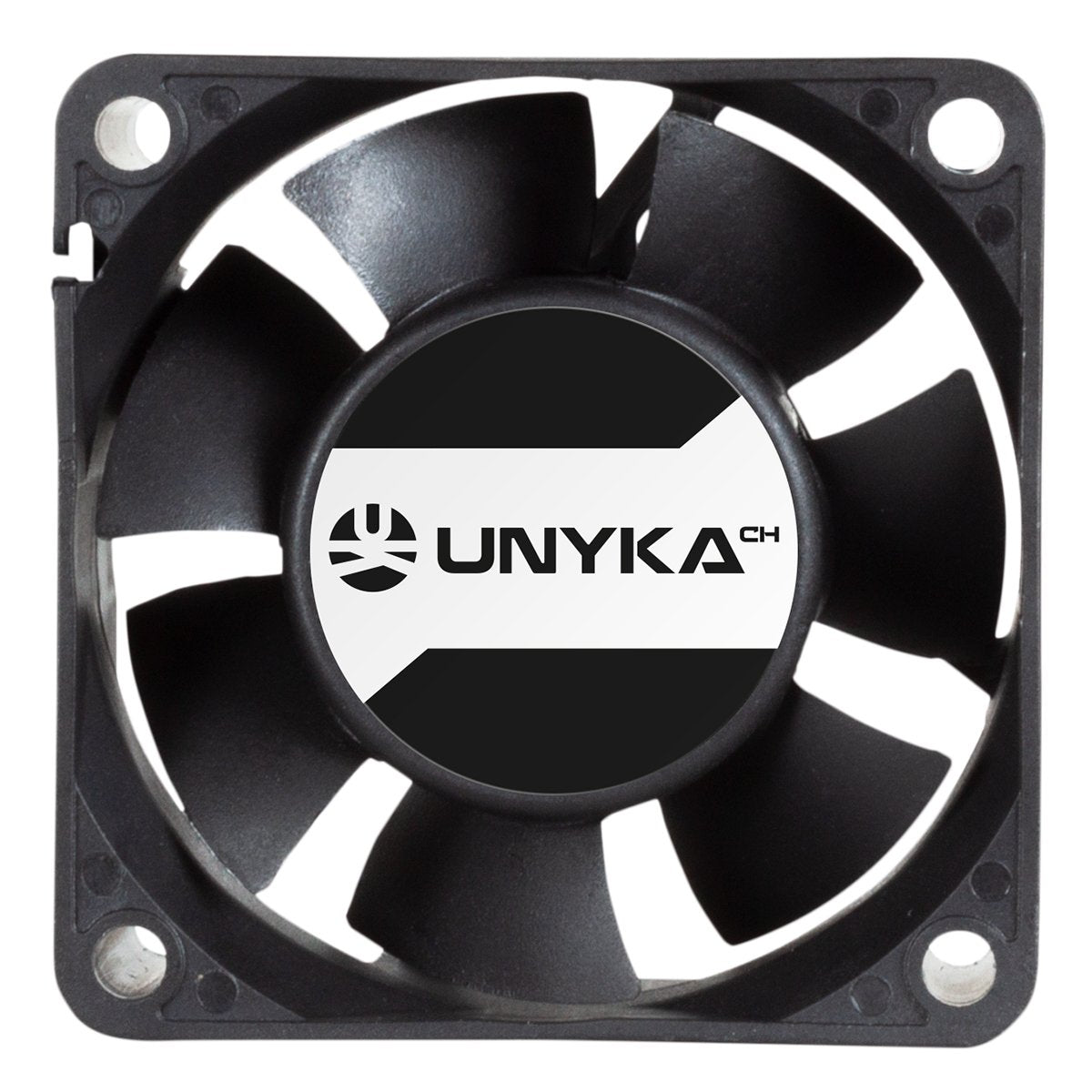 Ventilador Pc Unykach Server 60mm De Doble Bola - Velocidad Max. 3000rpm - Conector De 4 Pines Con Control De Temperatura