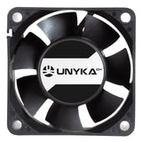 Ventilador Pc Unykach Server 60mm De Doble Bola - Velocidad Max. 3000rpm - Conector De 4 Pines Con Control De Temperatura