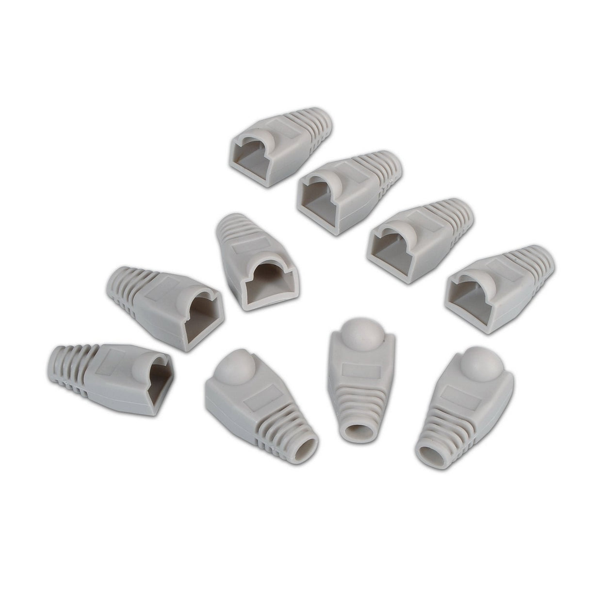 Aisens Bolsa 10 Unidades Funda Protectora Rj45 - Gris A140-0306