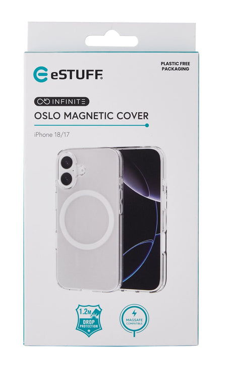 EAN 5715328302976 - eSTUFF INFINITE (GRS) OSLO iPhone 18/17 Clear Magnetic Cover funda para teléfono móvil Transparente imagen 10