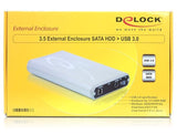 EAN 4043619424788 - DeLOCK 42478 caja para disco duro externo Gris 3.5" imagen 2