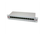 Roline 10-Zoll Patchpanel 12 Ports, Cat.6a (Class Ea), Geschirmt