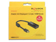 EAN 4043619626137 - DeLOCK 62613 adaptador de cable de vídeo 0,2 m Mini DisplayPort HDMI tipo A (Estándar) Negro imagen 1