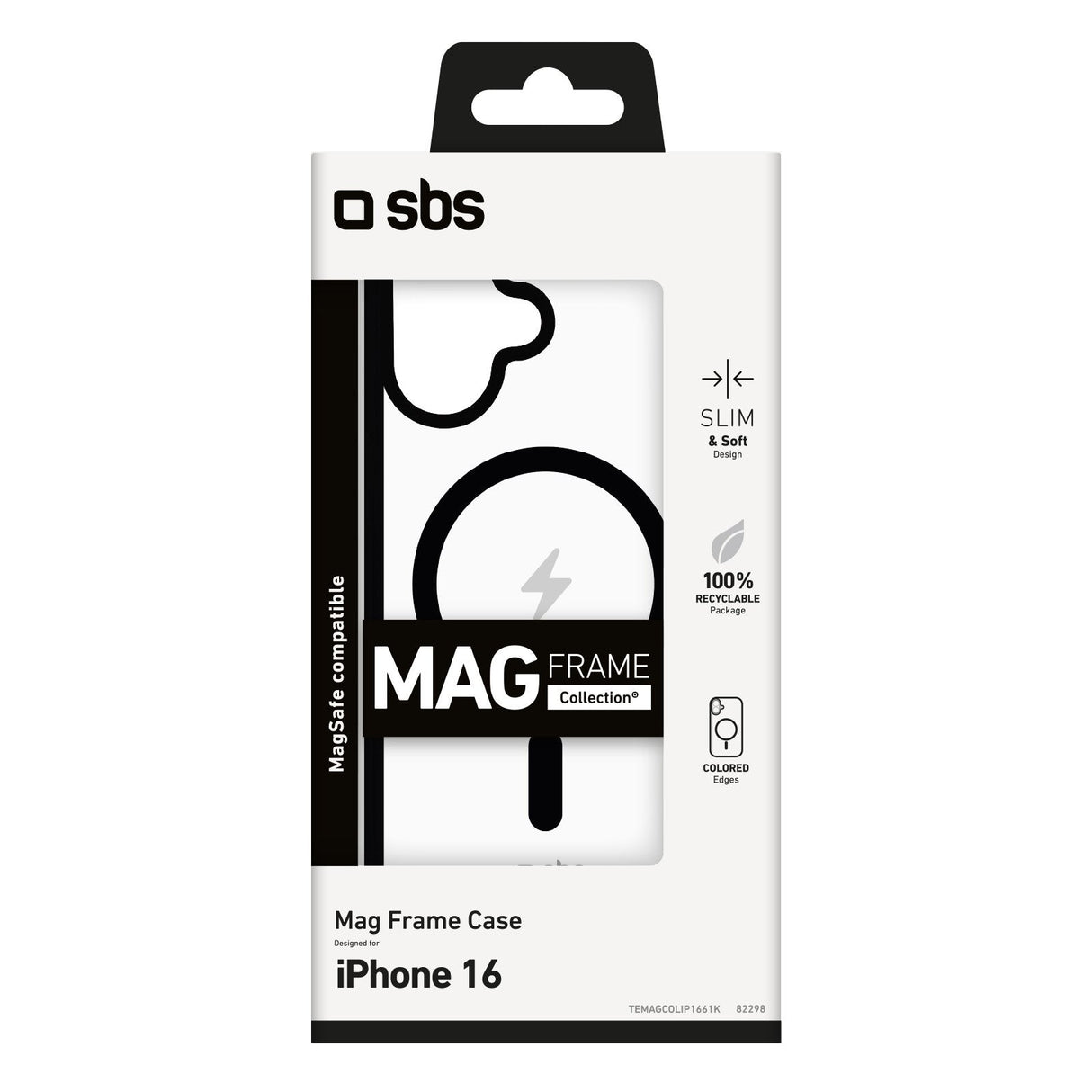 Sbs Magframe Case Iphone 16 Schwarz