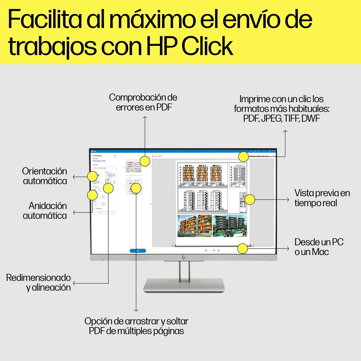 EAN 0193808346248 - HP Designjet T2600 36-in PostScript Multifunction Printer impresora de gran formato Inyección de tinta té imagen 22