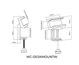 EAN 5715328014244 - Microconnect MC-DESKMOUNTW no categorizado imagen 3