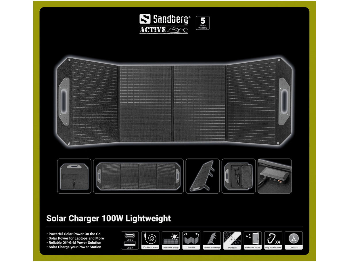 Solar Charger 100w Lightweight