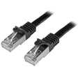 EAN 0065030863421 - StarTech.com N6SPAT3MBK cable de red Negro 3 m Cat6 SF/UTP (S-FTP) imagen 1