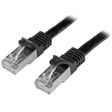 EAN 0065030863421 - StarTech.com N6SPAT3MBK cable de red Negro 3 m Cat6 SF/UTP (S-FTP) imagen 1