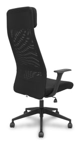 Piqueras Y Crespo Forol Silla Pro536 Basculante Tela Negra Brazos Fijos