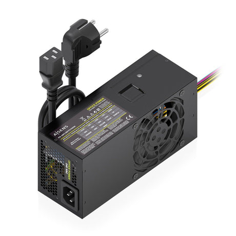 EAN 8435739905180 - AISENS ASPC-500TFX-PSEBK unidad de fuente de alimentación 20+4 pin ATX Negro imagen 1