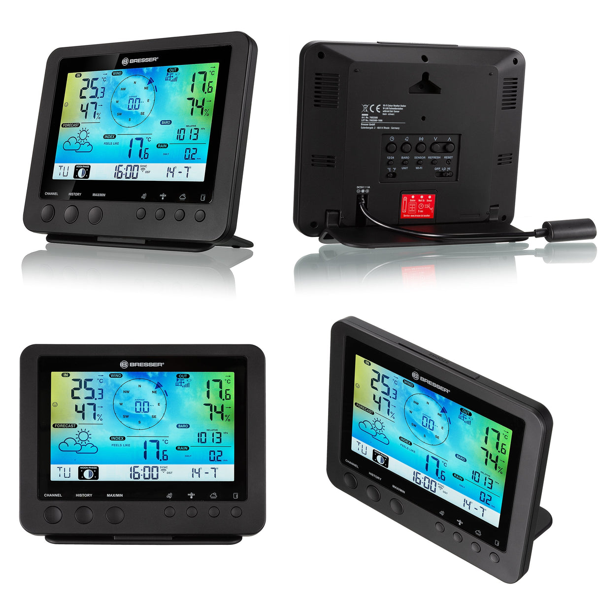 EAN 4007922058429 - Bresser Optics 7002580 estación meteorológica digital Negro Corriente alterna Wifi imagen 4