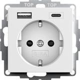 EAN 4010337076186 - GIRA 245927 toma de corriente 2 x USB + CEE 7/3 Blanco imagen 1