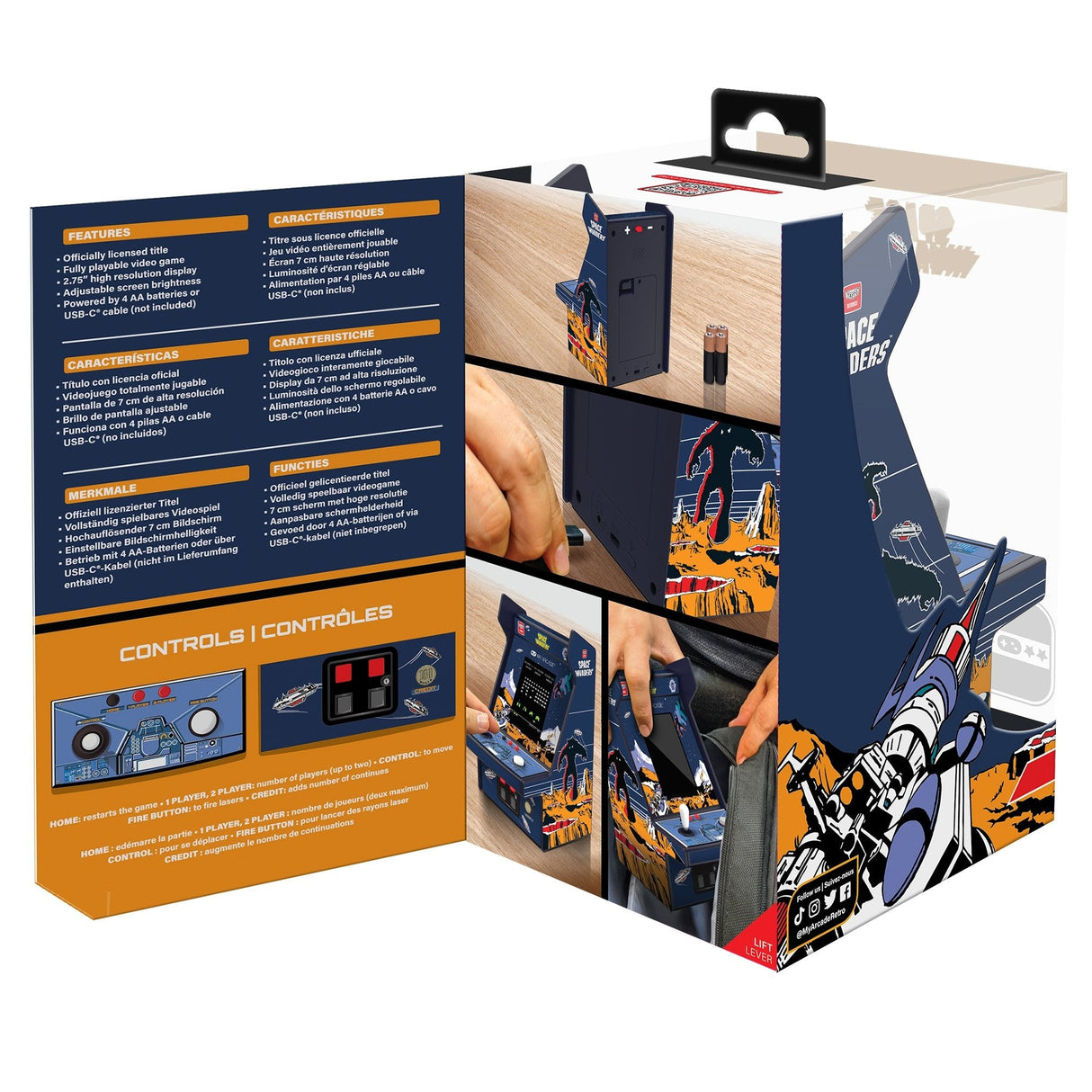 My Arcade Micro Player Pro Space Invaders 6.75" Dgunl-7004