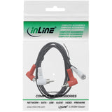 Inline® Cable De Audio, 2x Rca M/M, Angled, 1.2m