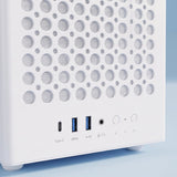 Caja Pc  Atx Mars Gaming Mc-T800 Frontal Airdot Mesh 4x Ventiladores Fdb Cablehatch Usb-C Blanco