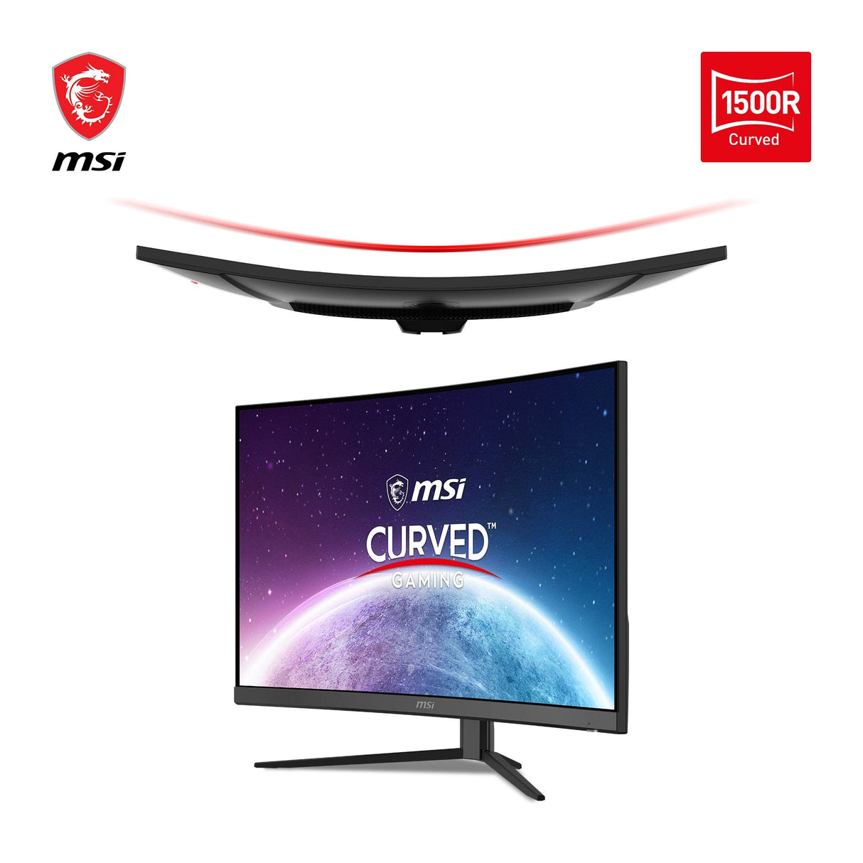 Monitor Gaming Msi Optix G32c4xde, 32"  Negro, Fhd, Va, Hdmi, Displayport, Panel 250hz