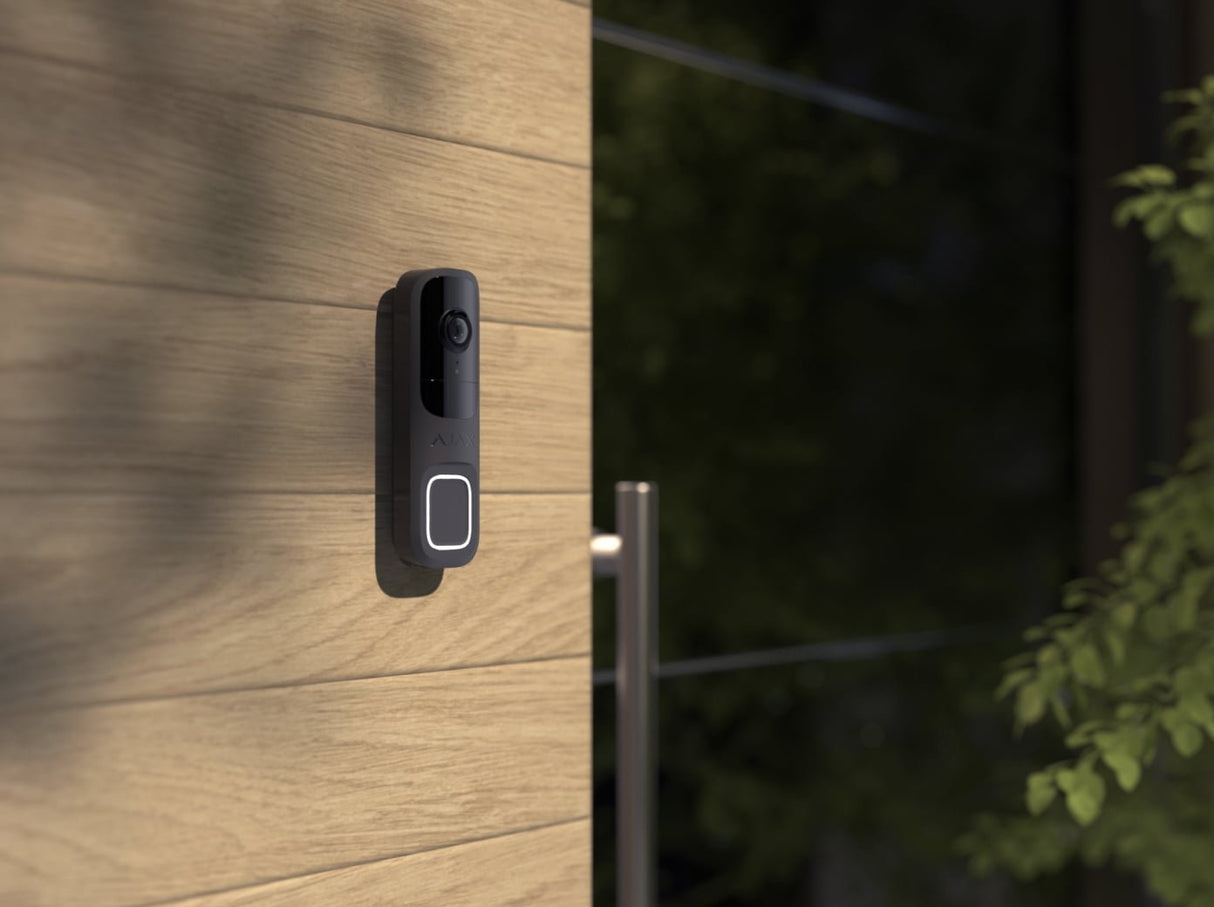 Video Doorbell/Black 66391 Ajax