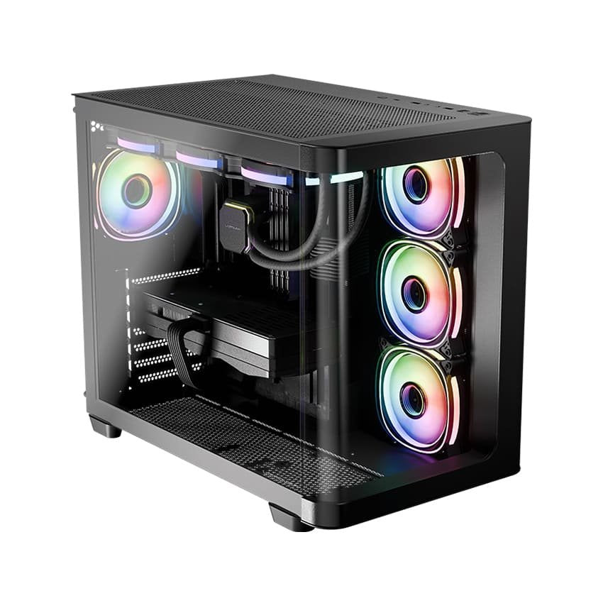 EAN 4262443280524 - LC-Power LC-8001B-ON carcasa de ordenador Midi Tower Negro imagen 1