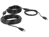 Delock Cable Activo Usb 2.0 A -> Usb 2.0 Tipo B (Impresora) M/M 20 M