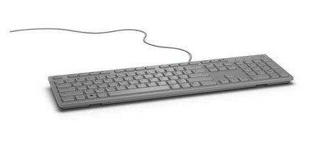Teclado Nórdico Dell Kb216 Usb Qwerty Gris