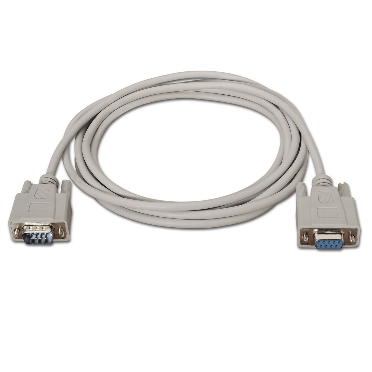 Aisens Cable Serie Rs232 - Db9/M-Db9/H - 1.80m - Beige
