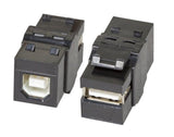 Keymone, Modul, Usb 2.0 A-B, Negro,