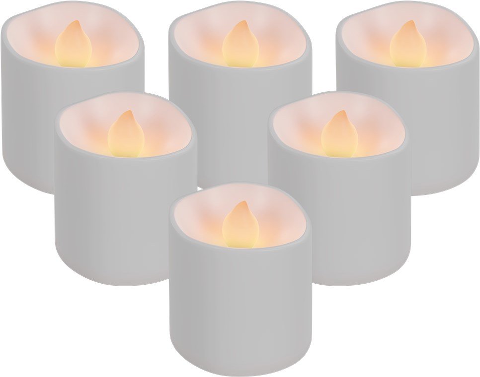 Goobay Led-Teelichter Blanco