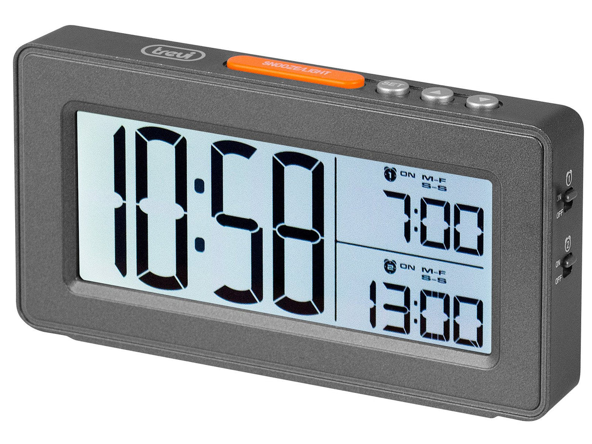 Reloj Despertador Trevi Sld 3p40  Digital Negro