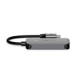 Nedis Ccgb64230gy01 Hub De Interfaz Usb 3.2 Gen 1 [3.1 Gen 1] Type-C 5000 Mbit/S Gris