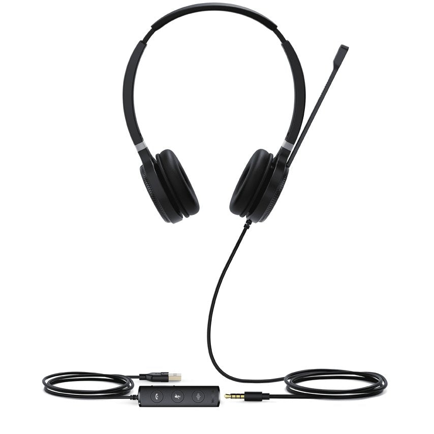 EAN 6938818305588 - Yealink UH36 Dual Auriculares Alámbrico Diadema Oficina/Centro de llamadas USB tipo A Negro, Plata imagen 3