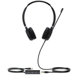 EAN 6938818305588 - Yealink UH36 Dual Auriculares Alámbrico Diadema Oficina/Centro de llamadas USB tipo A Negro, Plata imagen 3