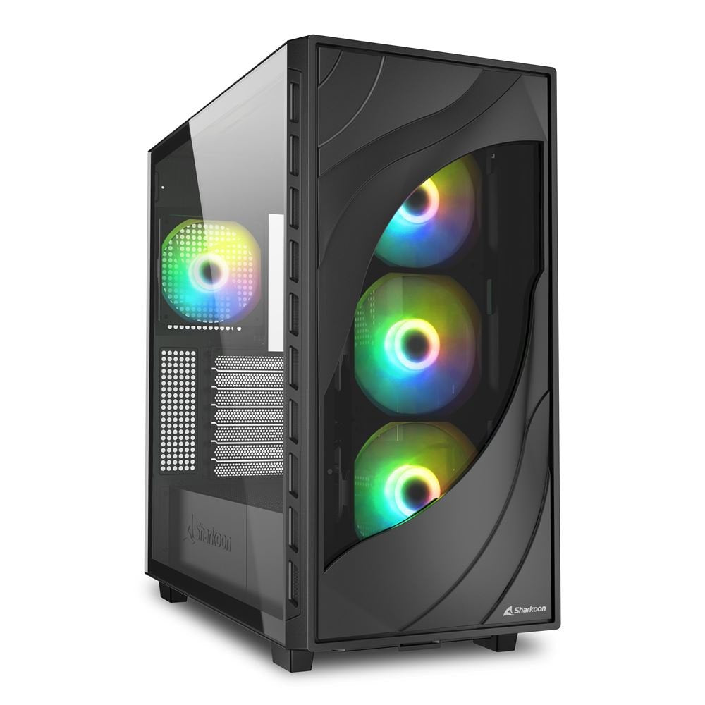Caja  Pc Sharkoon 4044951041152 Negro