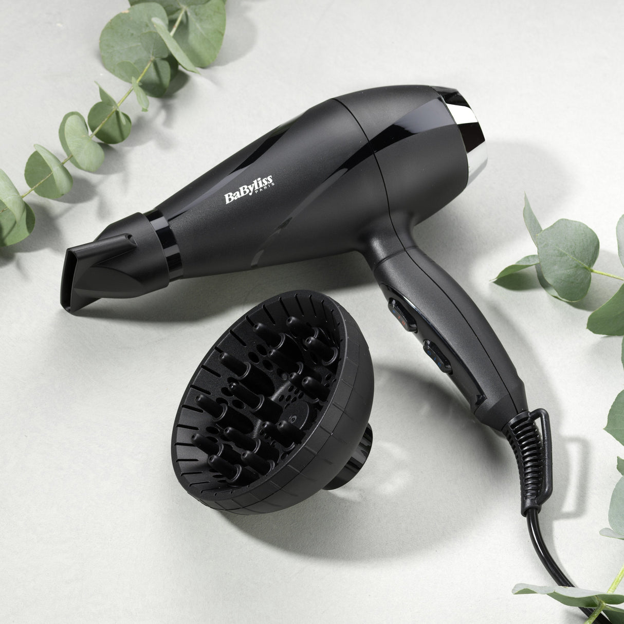 Secador Pelo Ac Babyliss 6713de Dryer 2300w Dif Ionico Negroplata