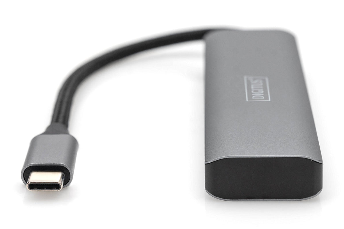EAN 4016032485766 - Digitus DA-70245 hub de interfaz USB 3.2 Gen 1 (3.1 Gen 1) Type-C 10000 Mbit/s Gris imagen 5