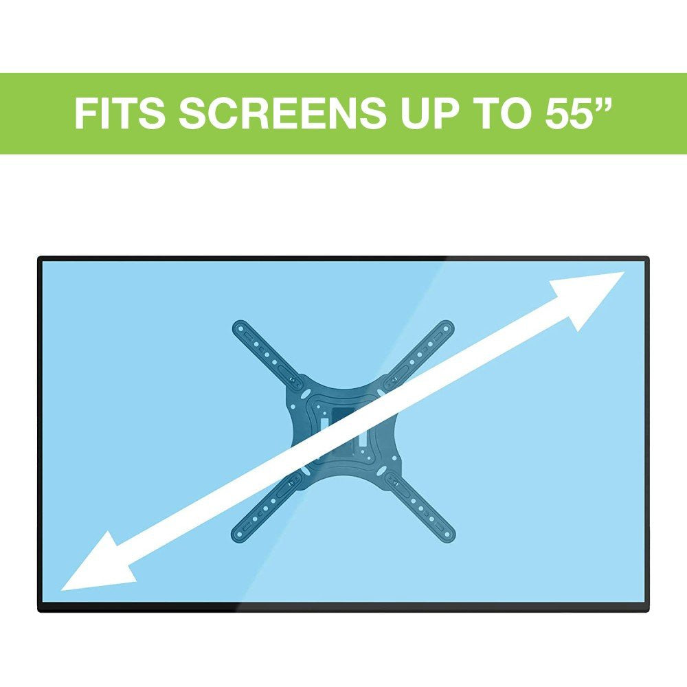 Techly Ica-Plb 136e Soporte De Pared Para Pantalla Plana 139,7 Cm (55") Negro