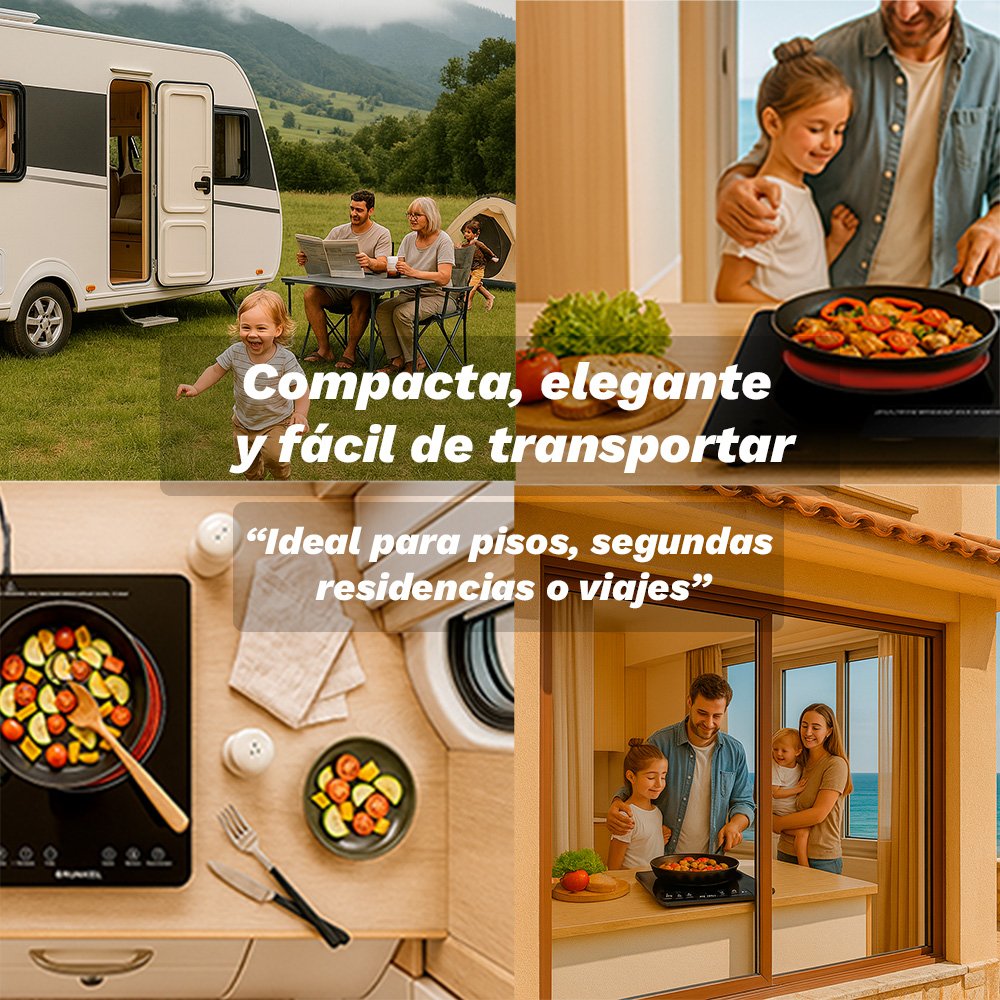 Vitrocerámica Por Infrarrojos Grunkel Ifr-2000 1 Placa 370x290mm 2000w