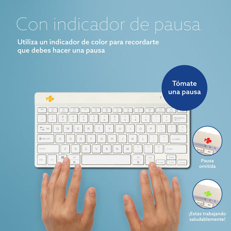 EAN 8719274491736 - R-Go Tools RGOCOUSWLWH teclado Oficina Inglés de EE. UU. imagen 11