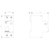 Siemens Fi-Ls Schalter 5su13546kk16 B 2x16a-0,03a 10ka