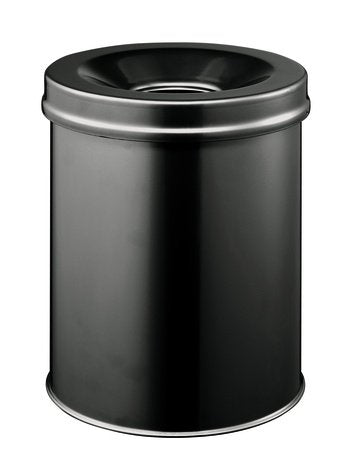 Papelera Duradera Segura Alrededor De 15 Litros Negro