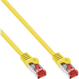 Cable De Red Inline S/Ftp Pimf Cat.6 250mhz Pvc Amarillo Cobre 15m