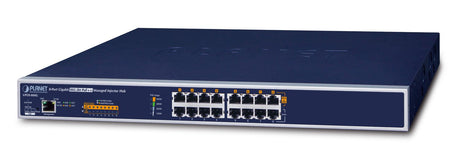 EAN 4711605281850 - PLANET UPOE-800G switch Gestionado Gigabit Ethernet (10/100/1000) Energía sobre Ethernet (PoE) Azul imagen 1