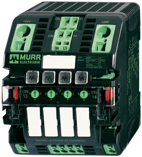 Murr Elektronik 9000-41034-0100600 Electrónico Fusible 6 A Cantidad Salidas 4 X
